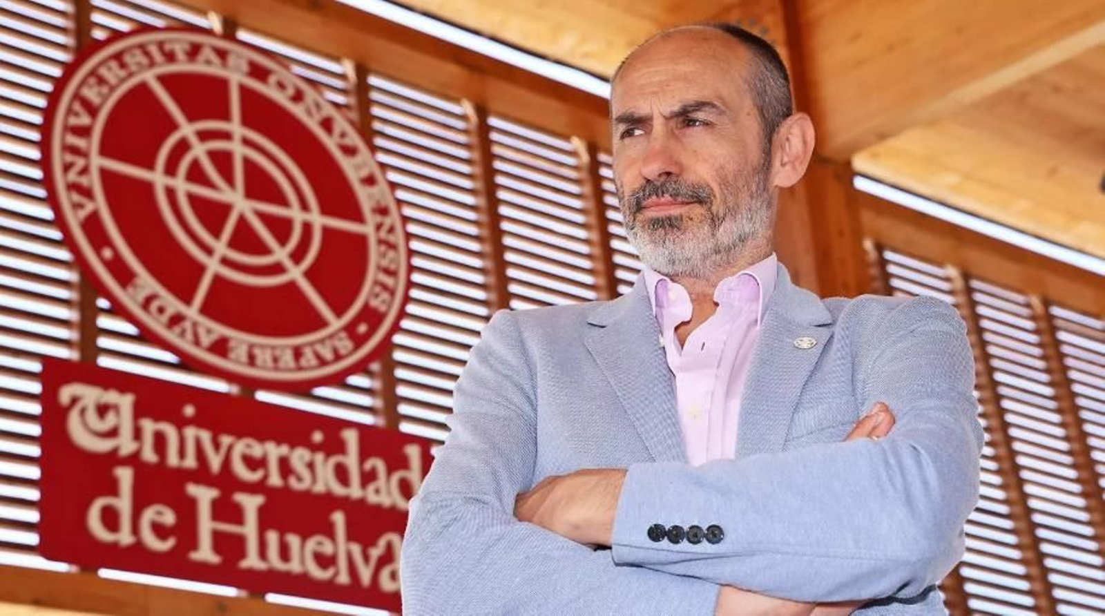 José Rodríguez Quintero, rector de la Universidad de Huelva.