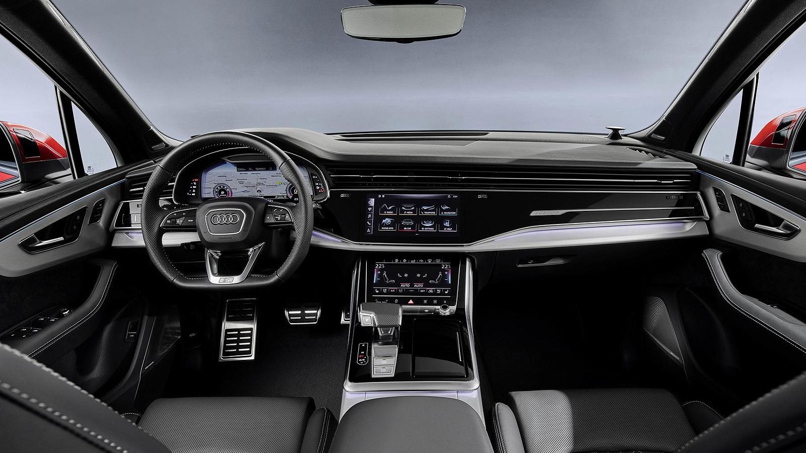 El Audi Q7 de 2020 tendrá un interior totalmente digitalizado.