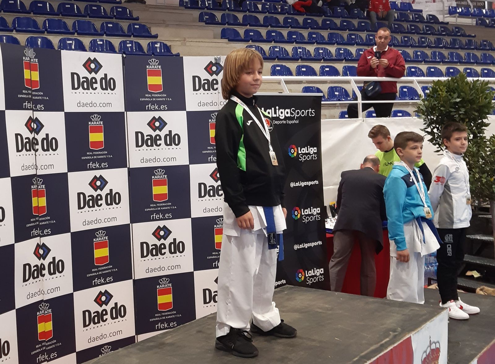 El karateca jerezano subió a lo más alto del podio en Valdepeñas.