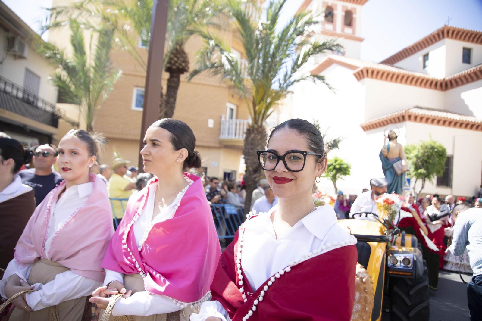 Las imágnes de la misa y procesión en honor a San Marcos en El Ejido