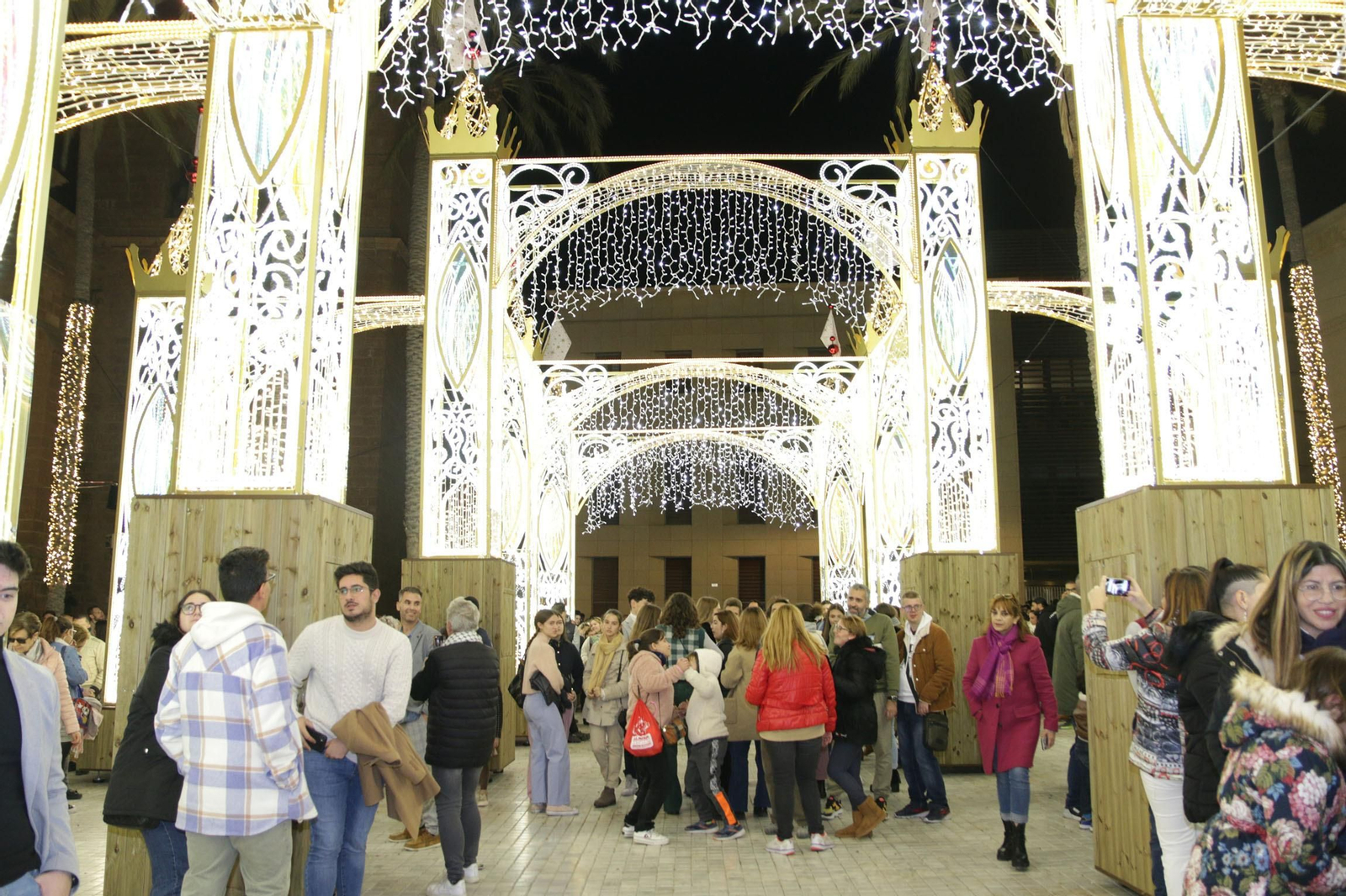 El encendido navideño de Almería, en imágenes