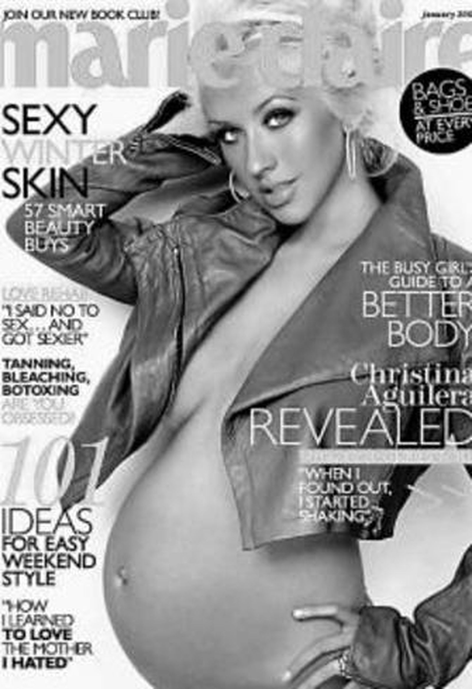 Christina Aguilera presume de barriga