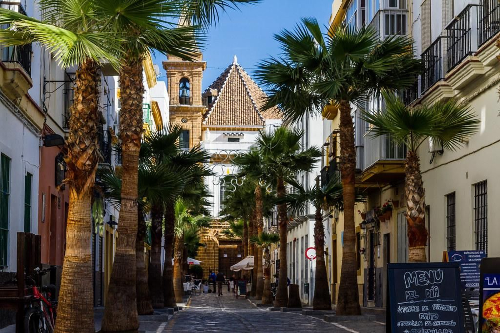 Imagen de la calle de La Palma de Cádiz