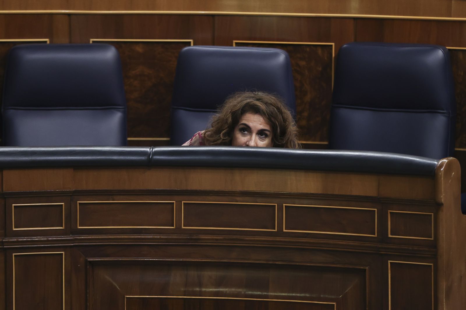 La ministra de Hacienda, María Jesús Montero, la semana pasada en el Congreso de los Diputados