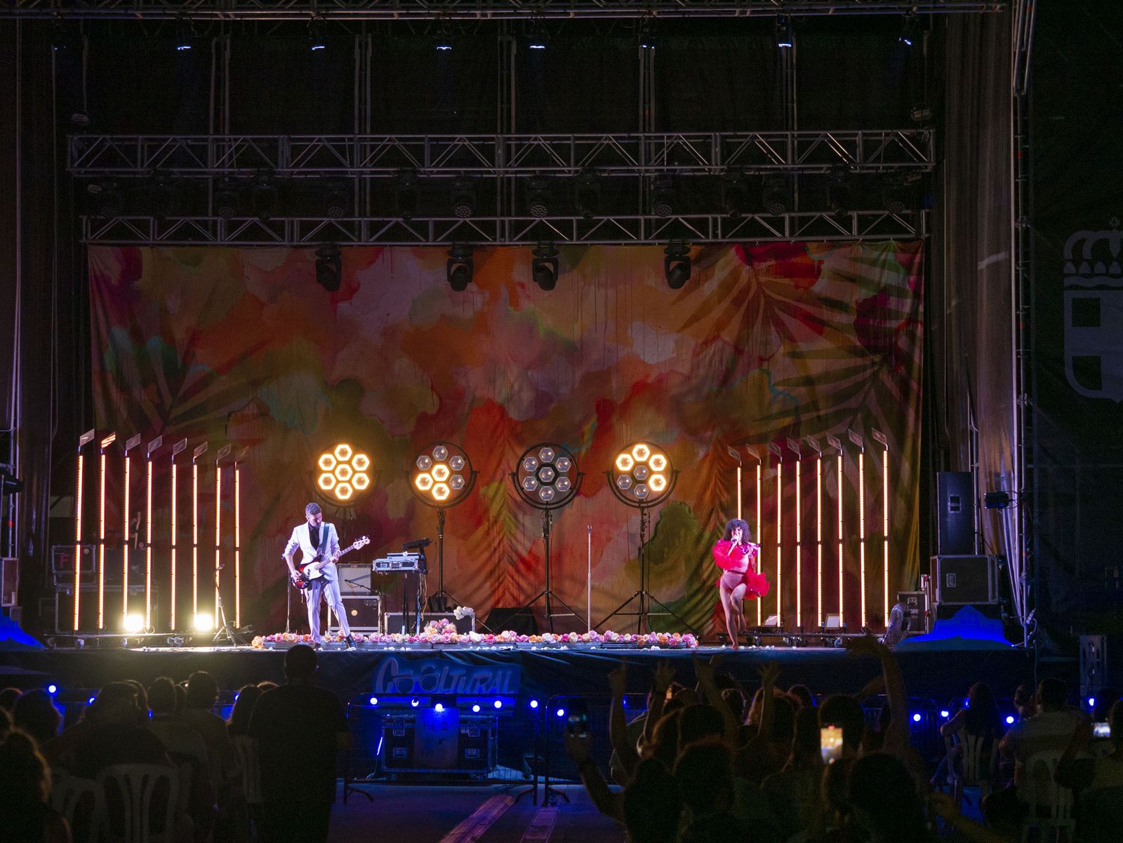 Fuel Fandango durante su actuación en Almería.