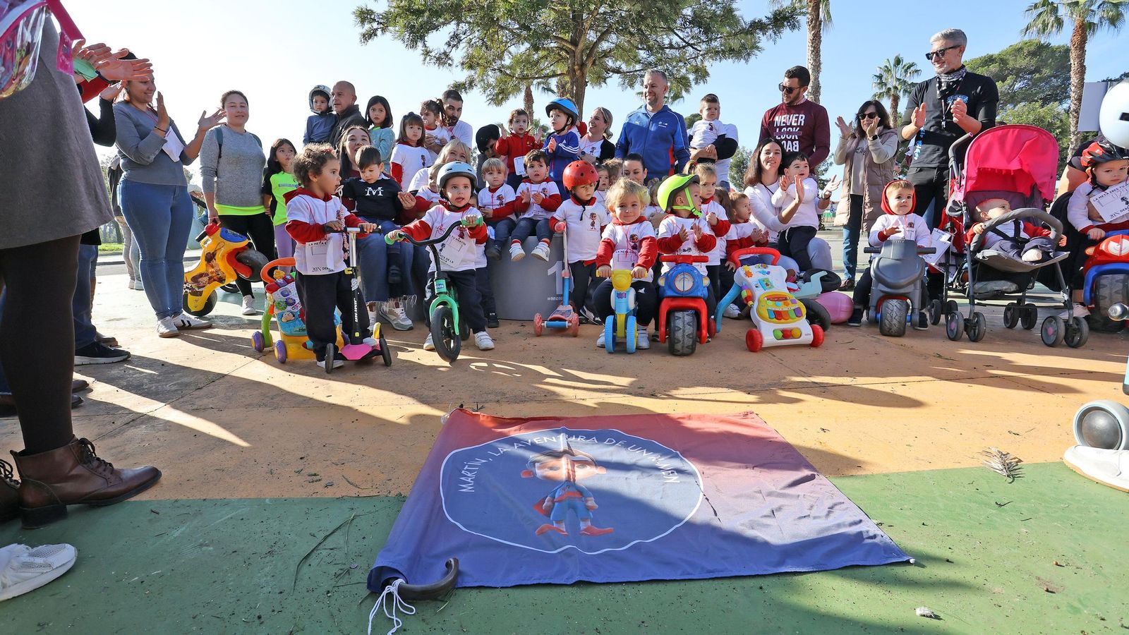 Carrera infantil a beneficio del pequeño Martín