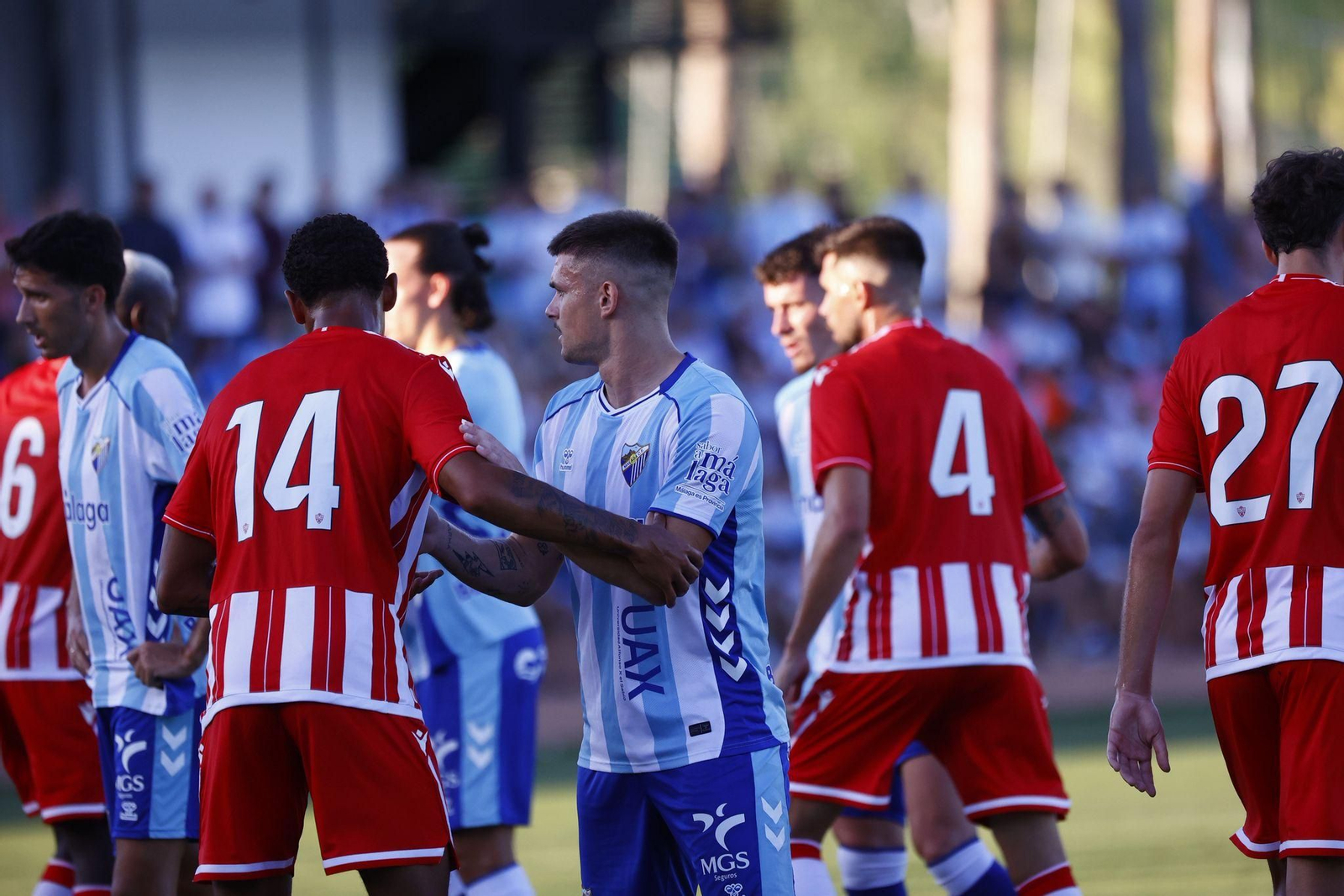 Almería-Málaga CF, en fotos