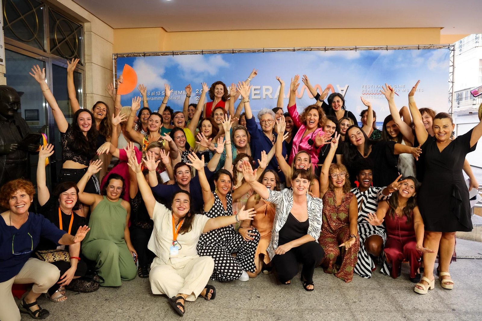 Numerosas cineastas se dieron cita en este festival.