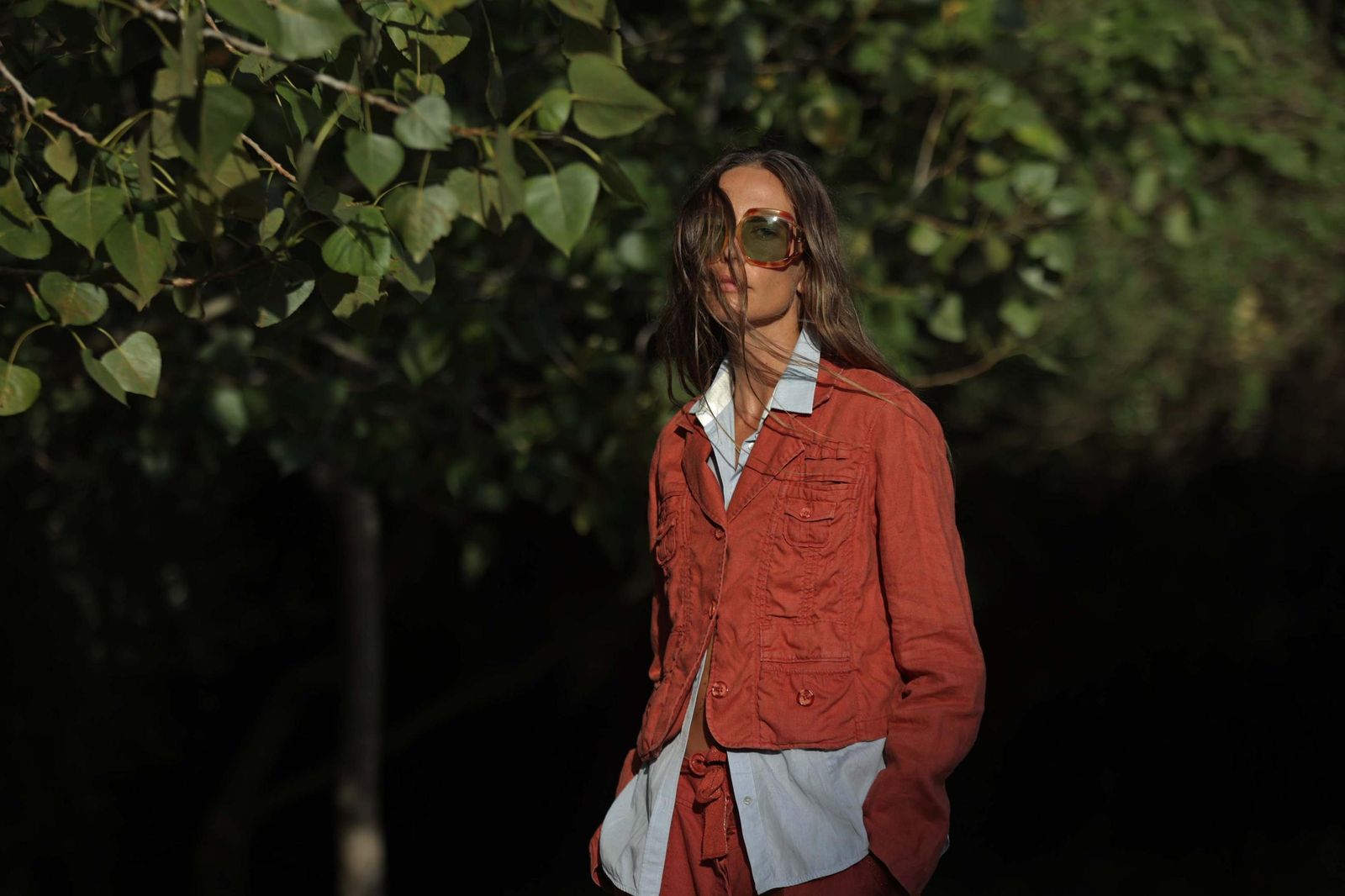 Fotos de Brisa Fenoy en la zona de Getares en Algeciras