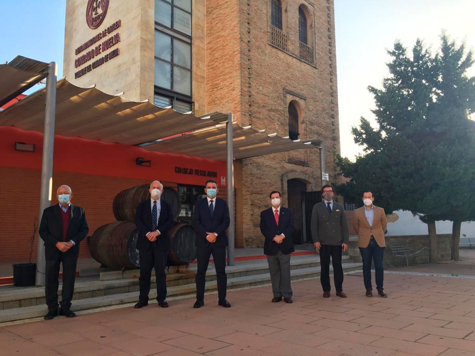 Manuel Infante, Felipe Romero, Álvaro Burgos, José Antonio Raposo y Antonio Izquierdo.