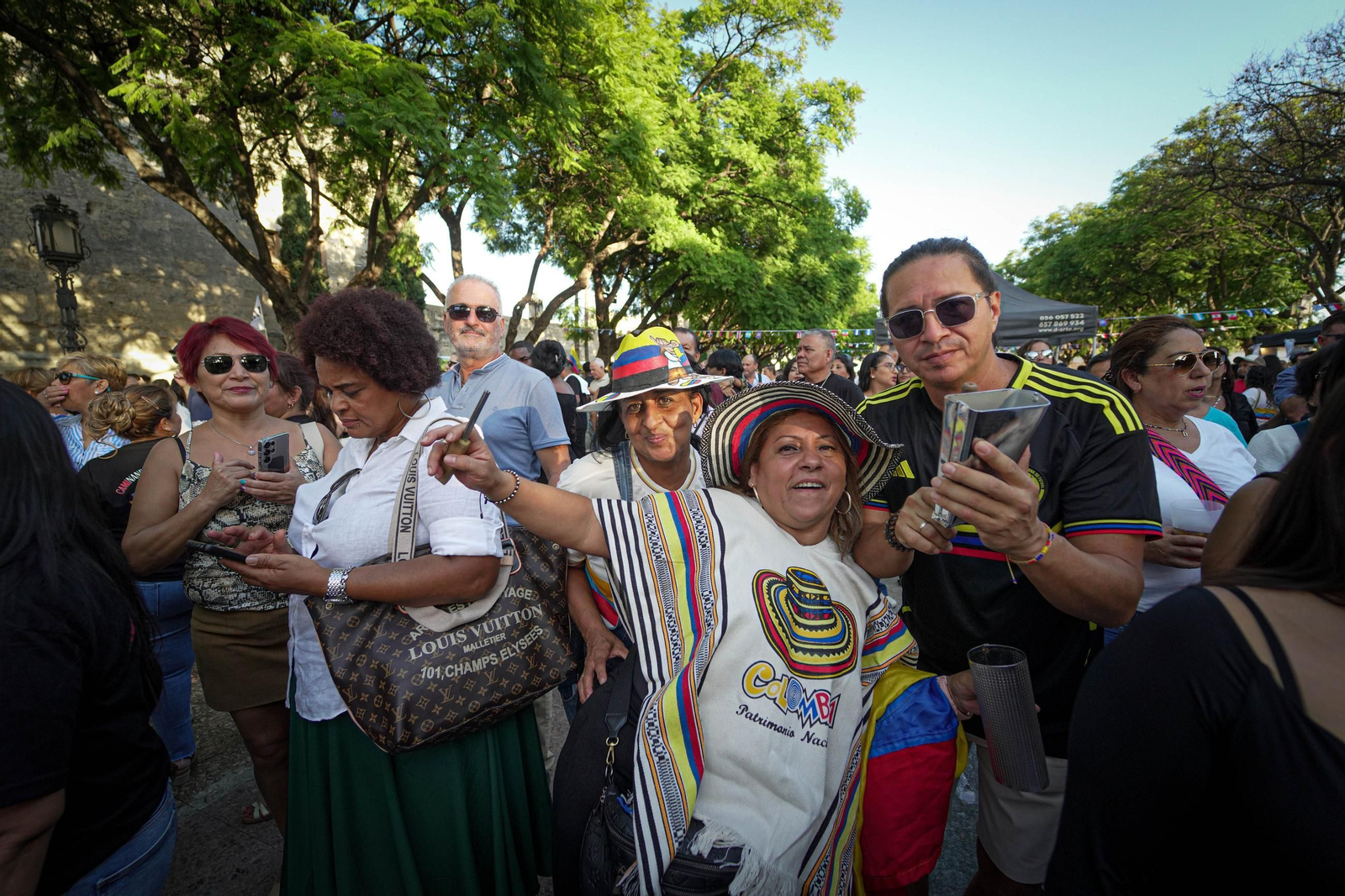 Imágenes de la fiesta Alma Hispana y la Noche Azul y Blanca en Jerez