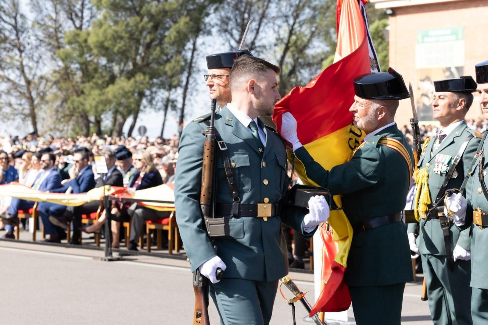 Acto de jura de bandera de la 130ª promoción de guardias civiles de la Academia de Baeza