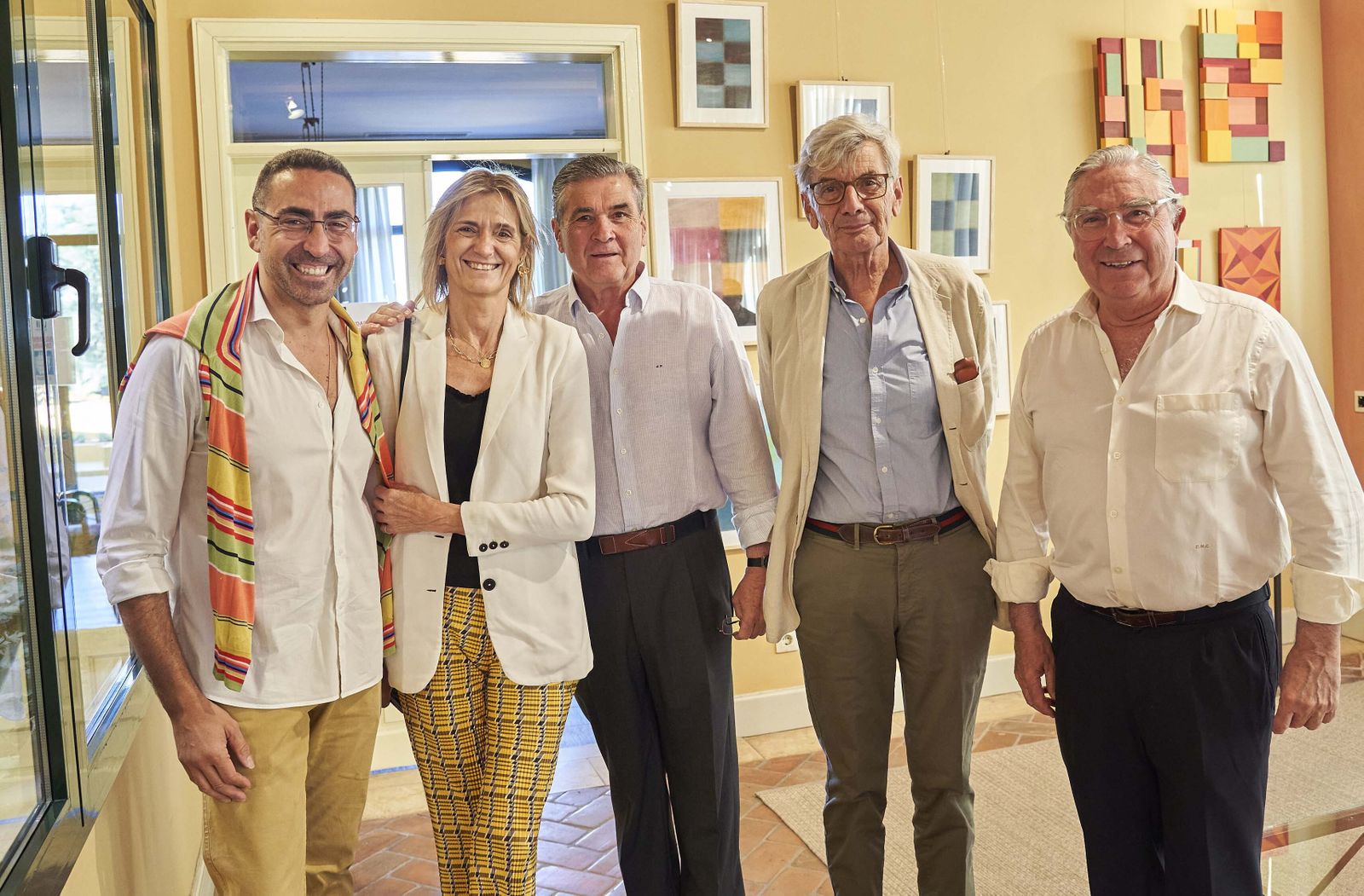 Inauguración de la exposición por del 30 aniversario Del Real Club de Golf