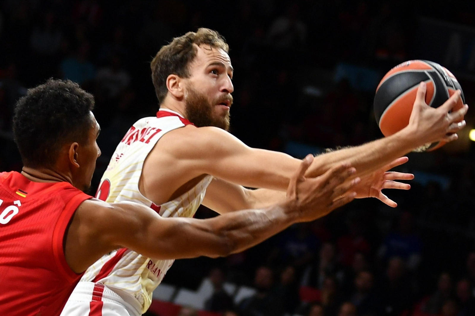 Sergio Rodríguez, en un partido con el Milán.