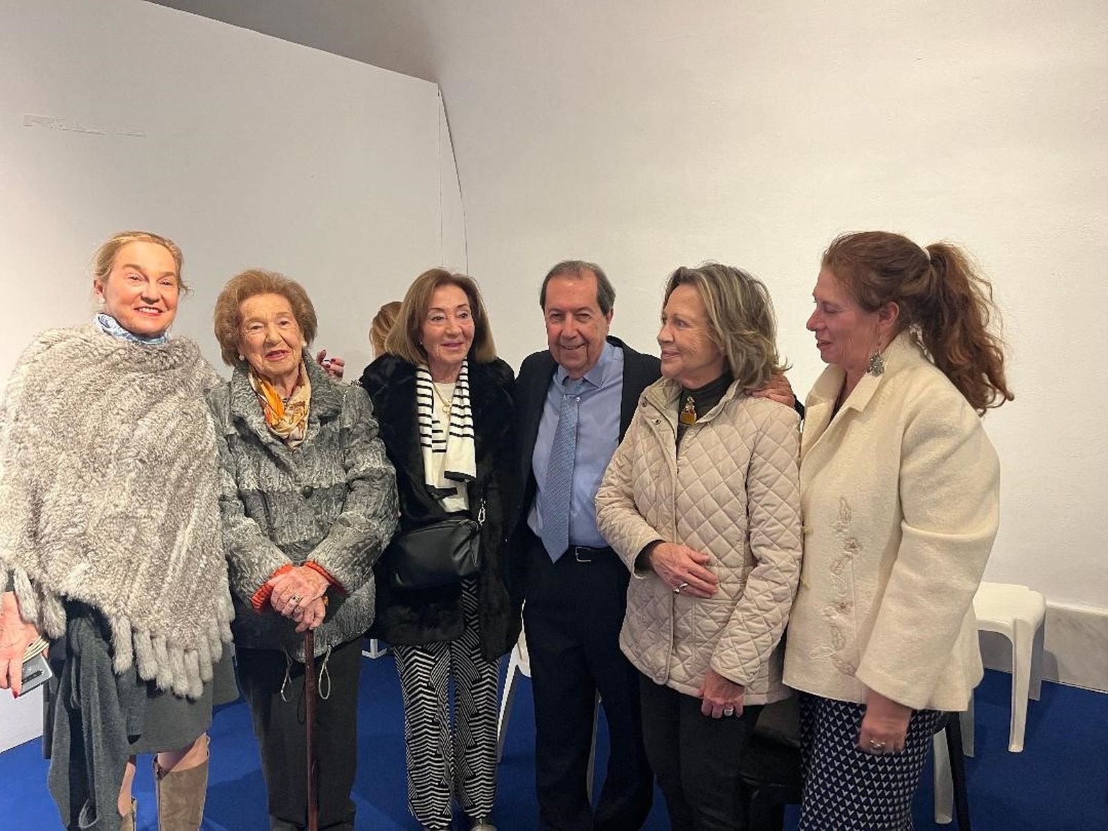 Terete Ramos, Teresa Grosso, Yaye Domínguez, José Ignacio Fernández-Pujol, Dolo Domínguez y Yaye Rodríguez.