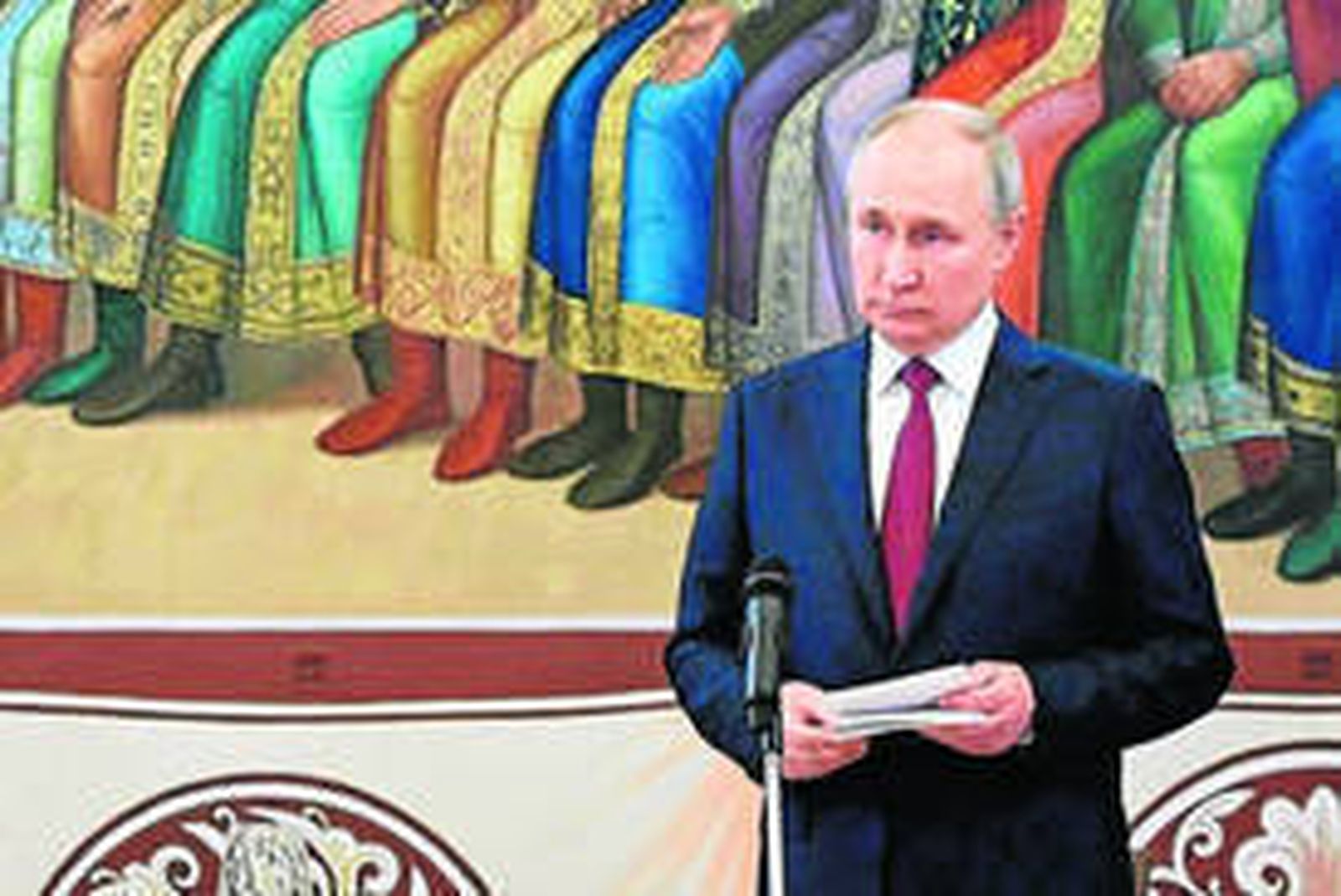 Vladimir Putin en un acto en el Kremlin.