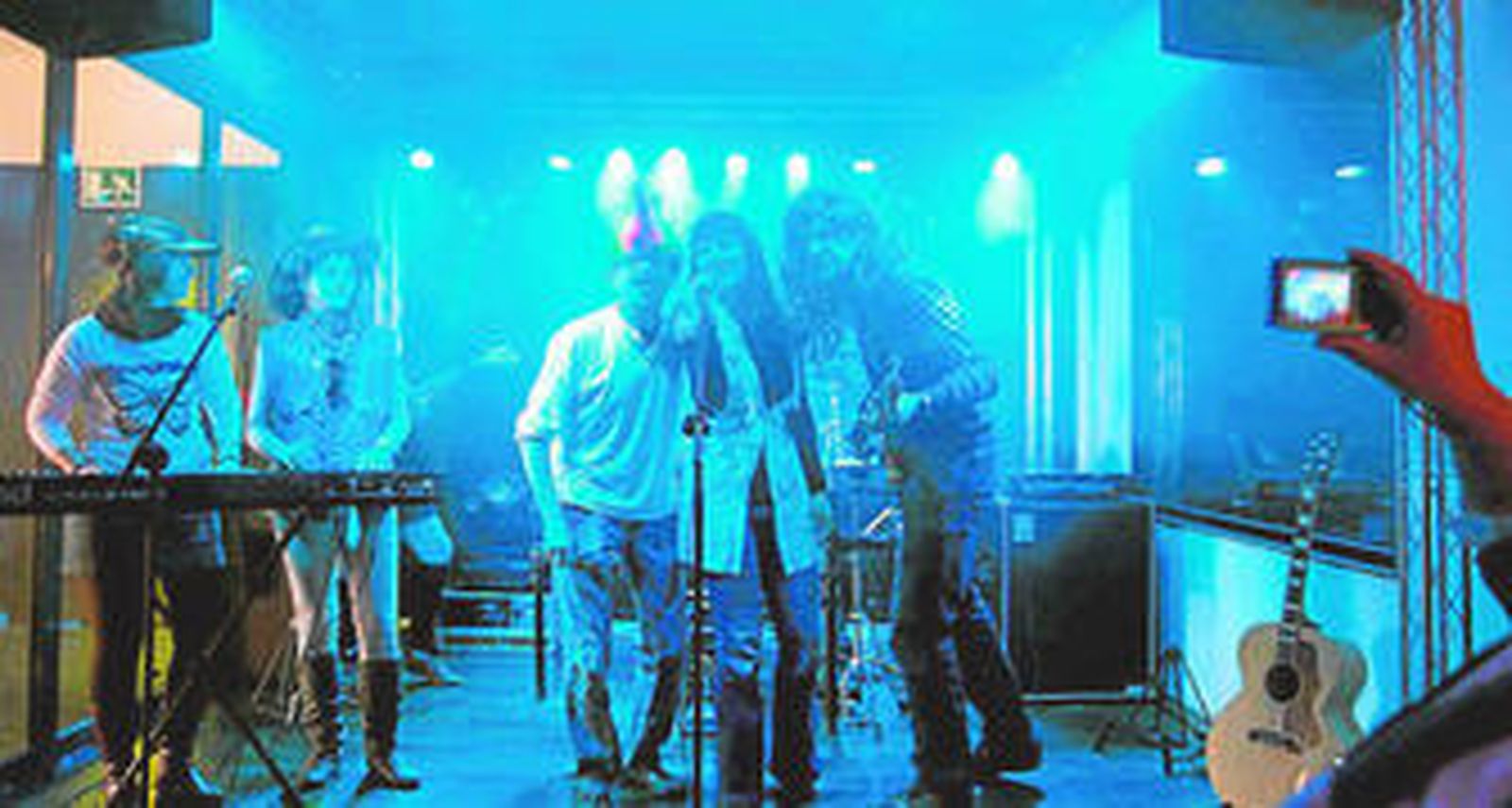 Los visitantes pueden cantar los grandes éxitos del género en el museo.