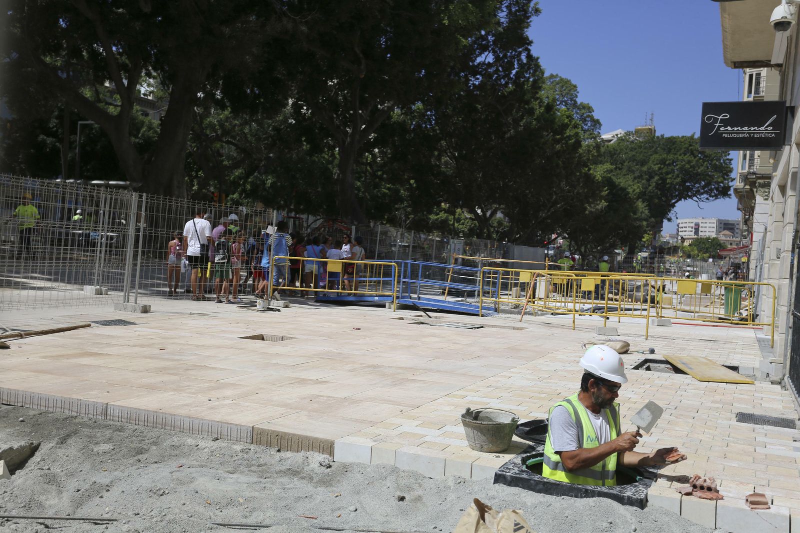 Las fotos de la peatonalización de la Alameda Principal de Málaga