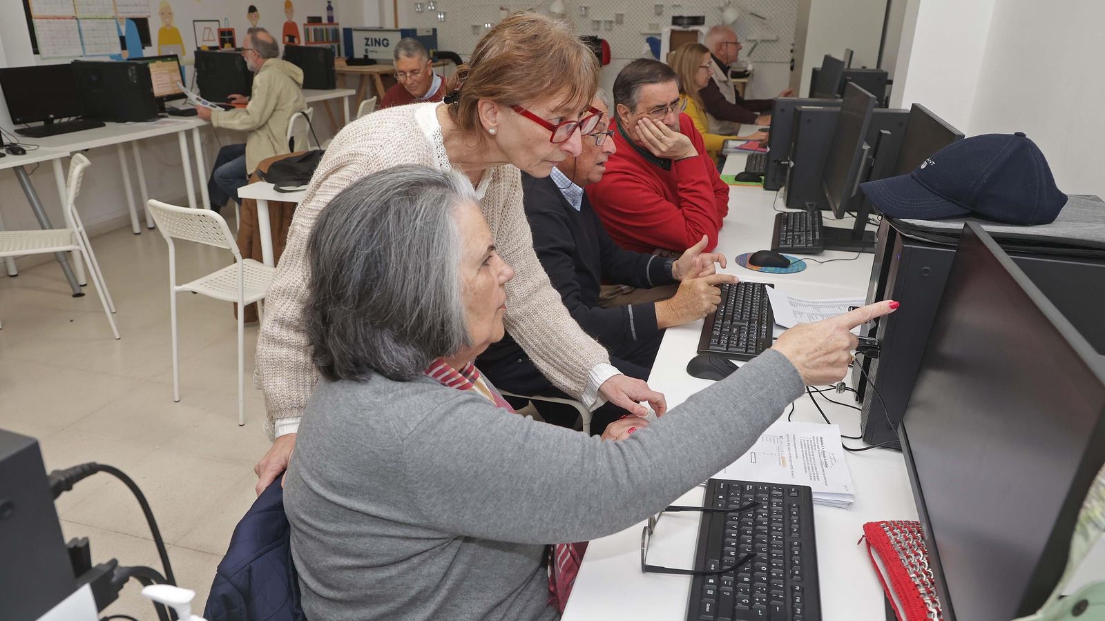 Una de las clases que se imparten en el centro.
