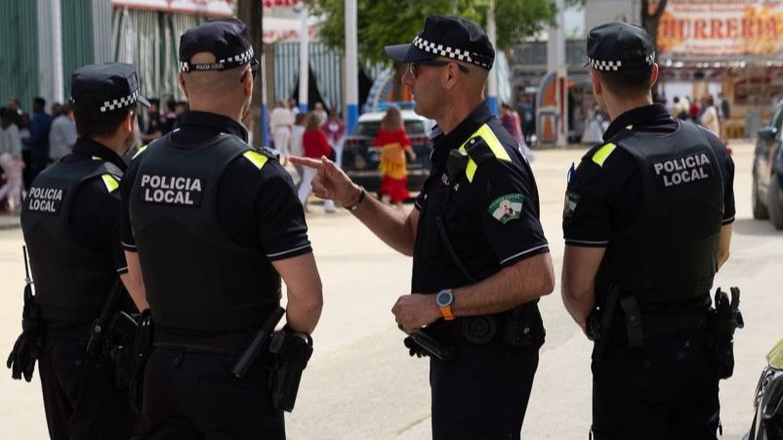 Imagen de archivo de varios policías locales de Dos Hermanas.
