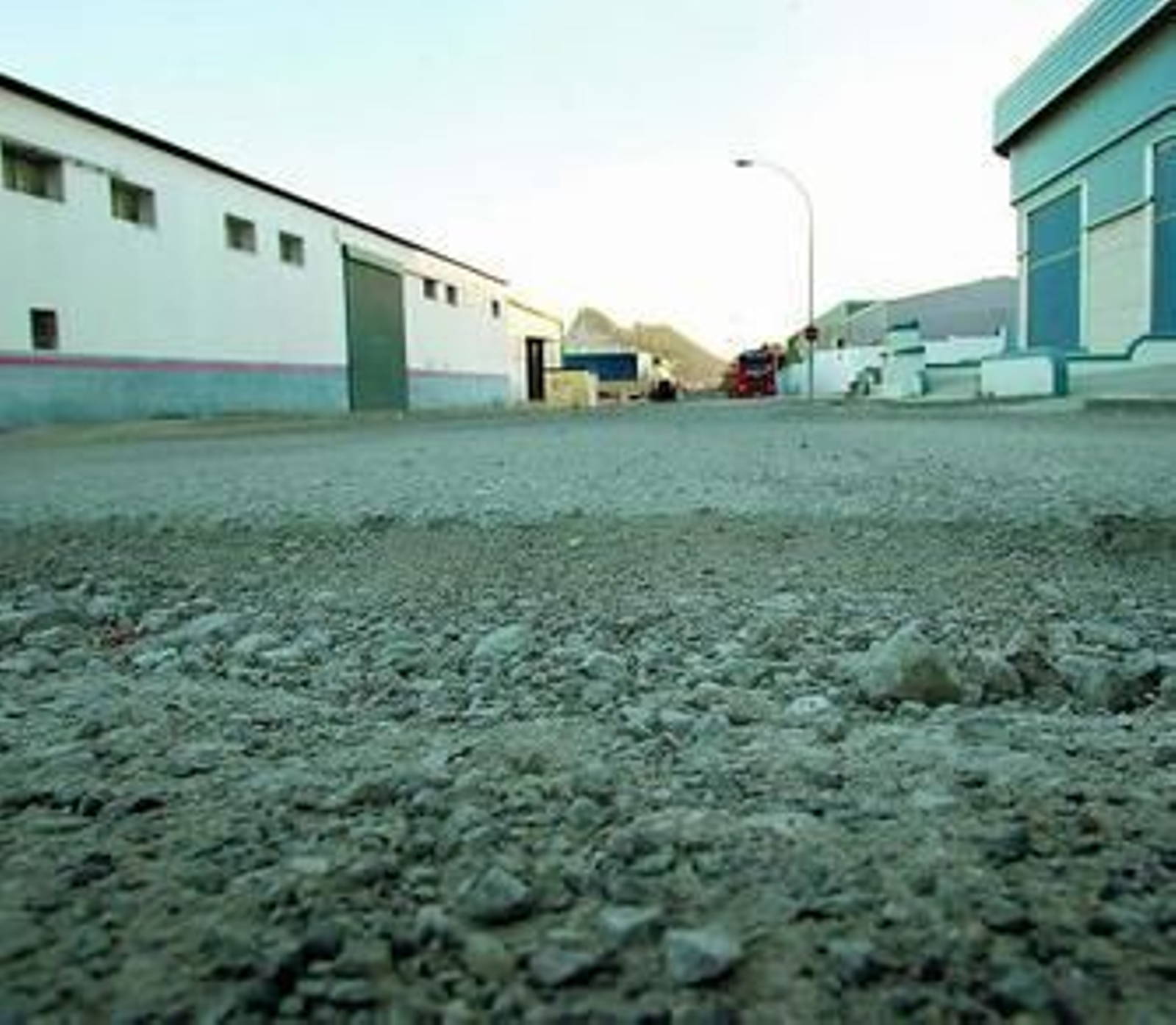 Una de las calles del polígono Zabal I que se beneficiarán de las mejoras.