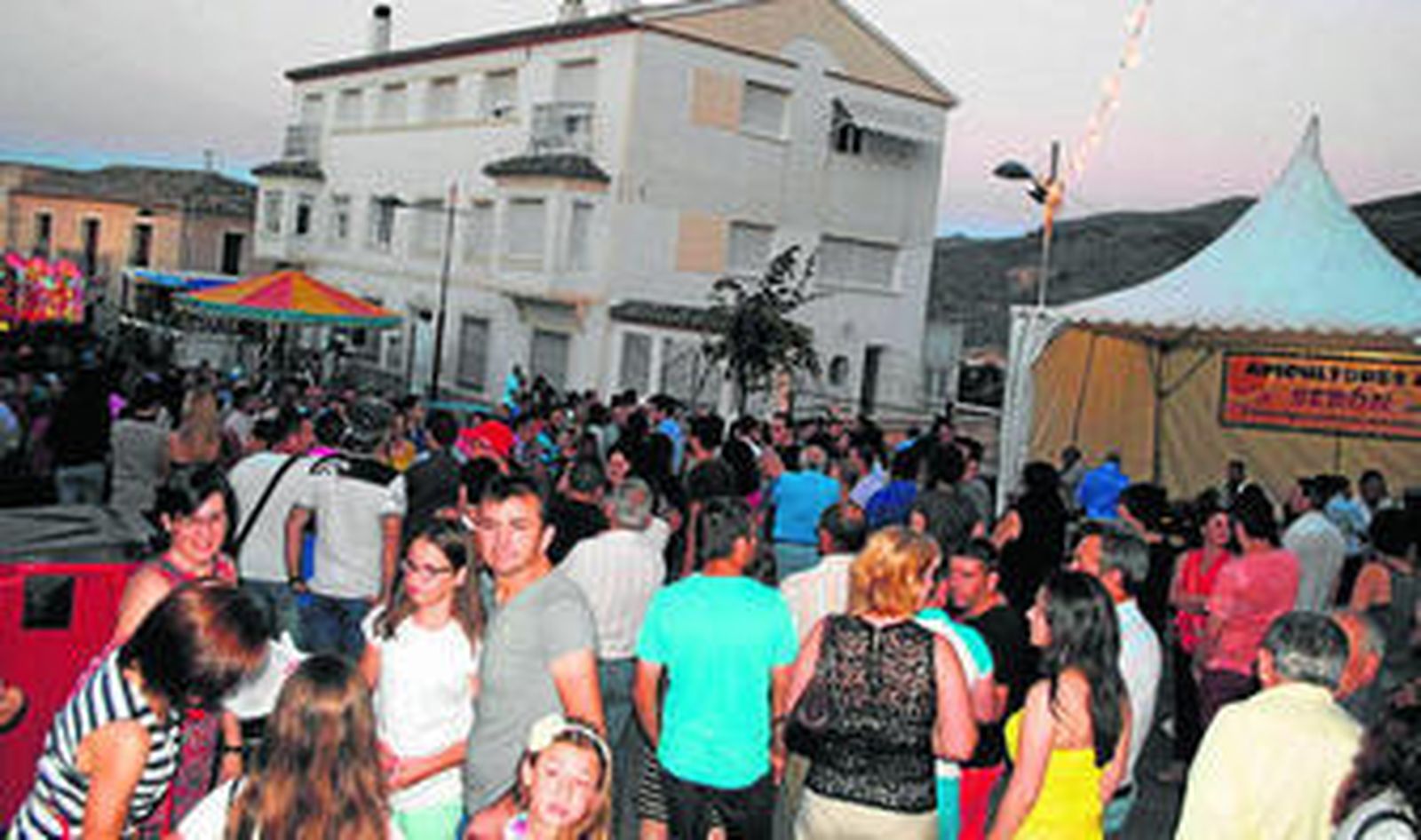 El joven tijoleño fue a disfrutar un año más de la Feria del Jamón.