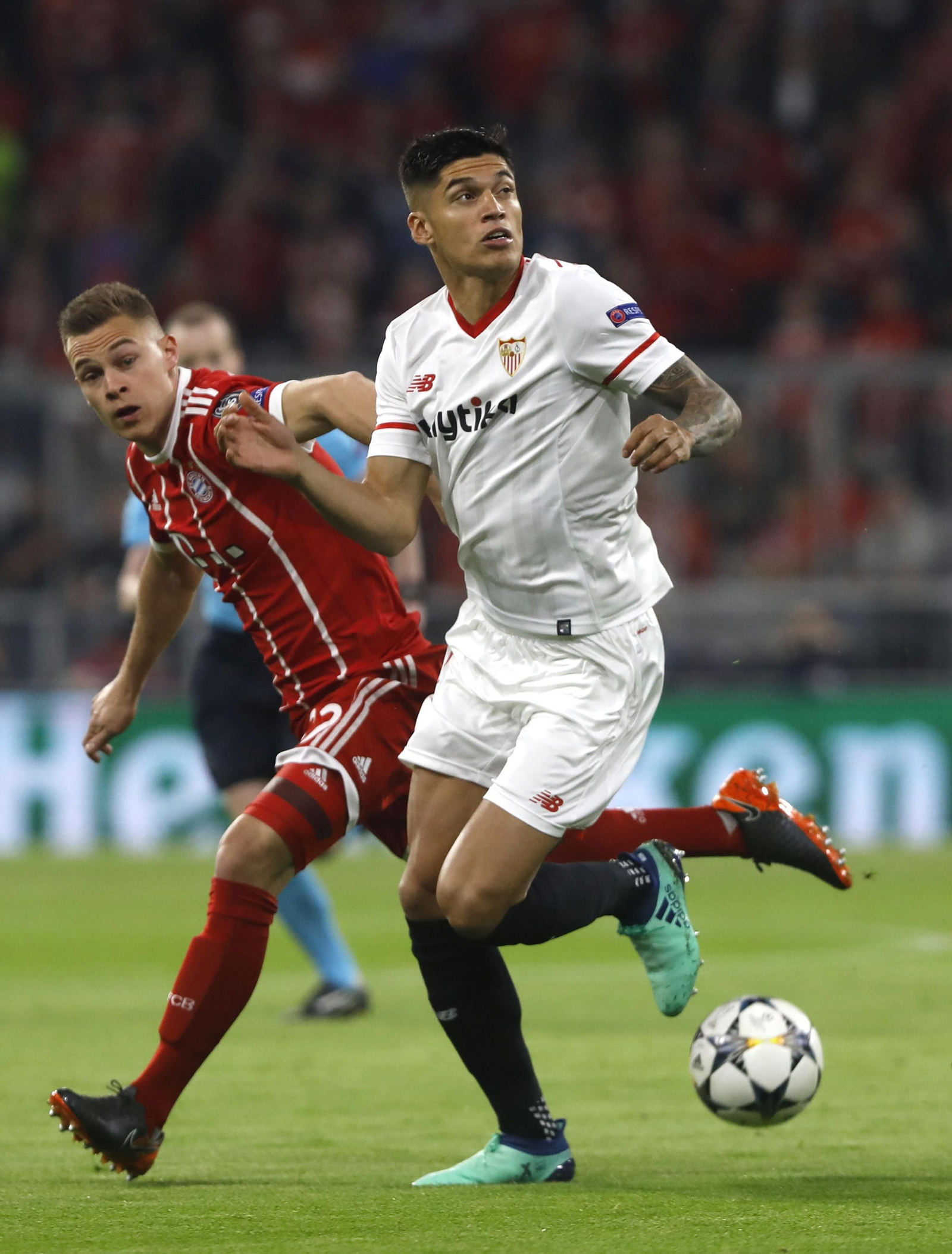 El Bayern Múnich-Sevilla FC, en imágenes