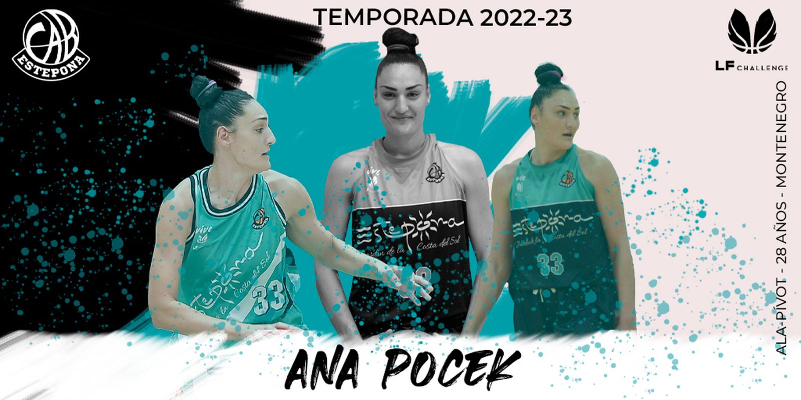 Ana Pocek, jugadora del CAB Estepona.