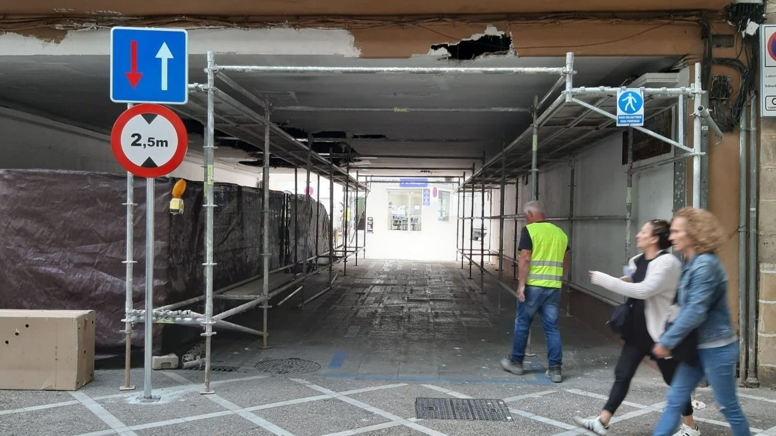 Imagen de archivo del pasaje público de San Ignacio, junto a la calle Porvera