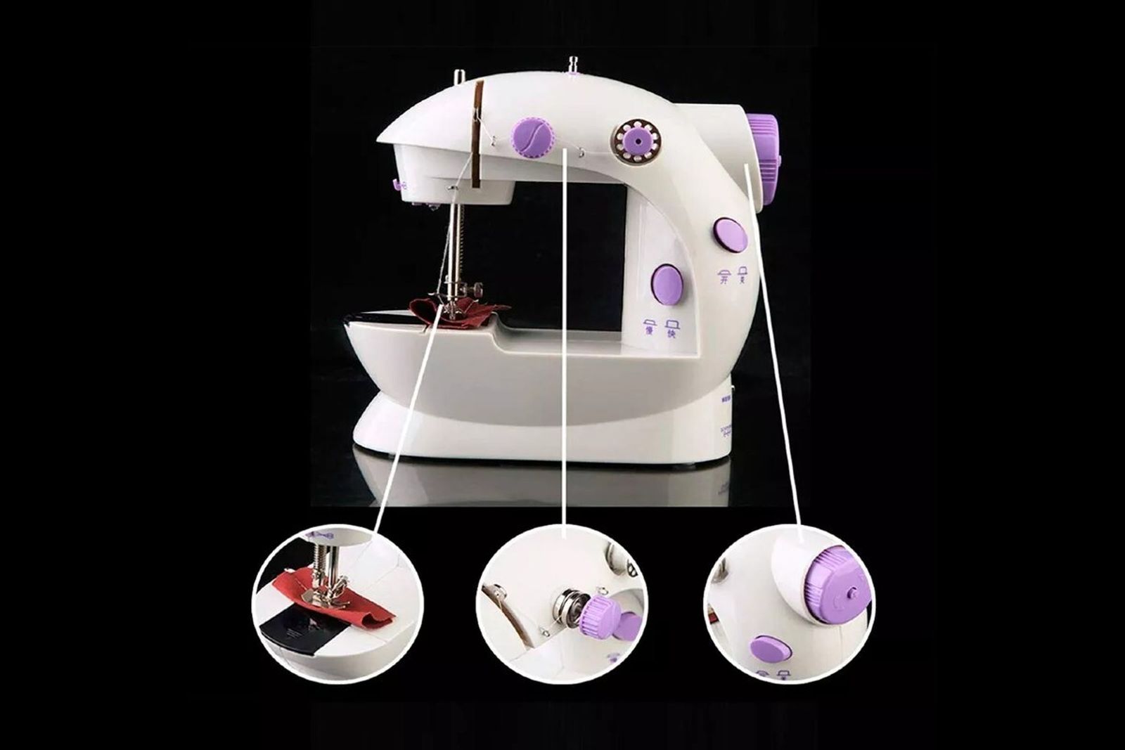 Confecciona y arregla prendas con esta mini máquina de coser eléctrica ¡Ahora a mitad de precio!