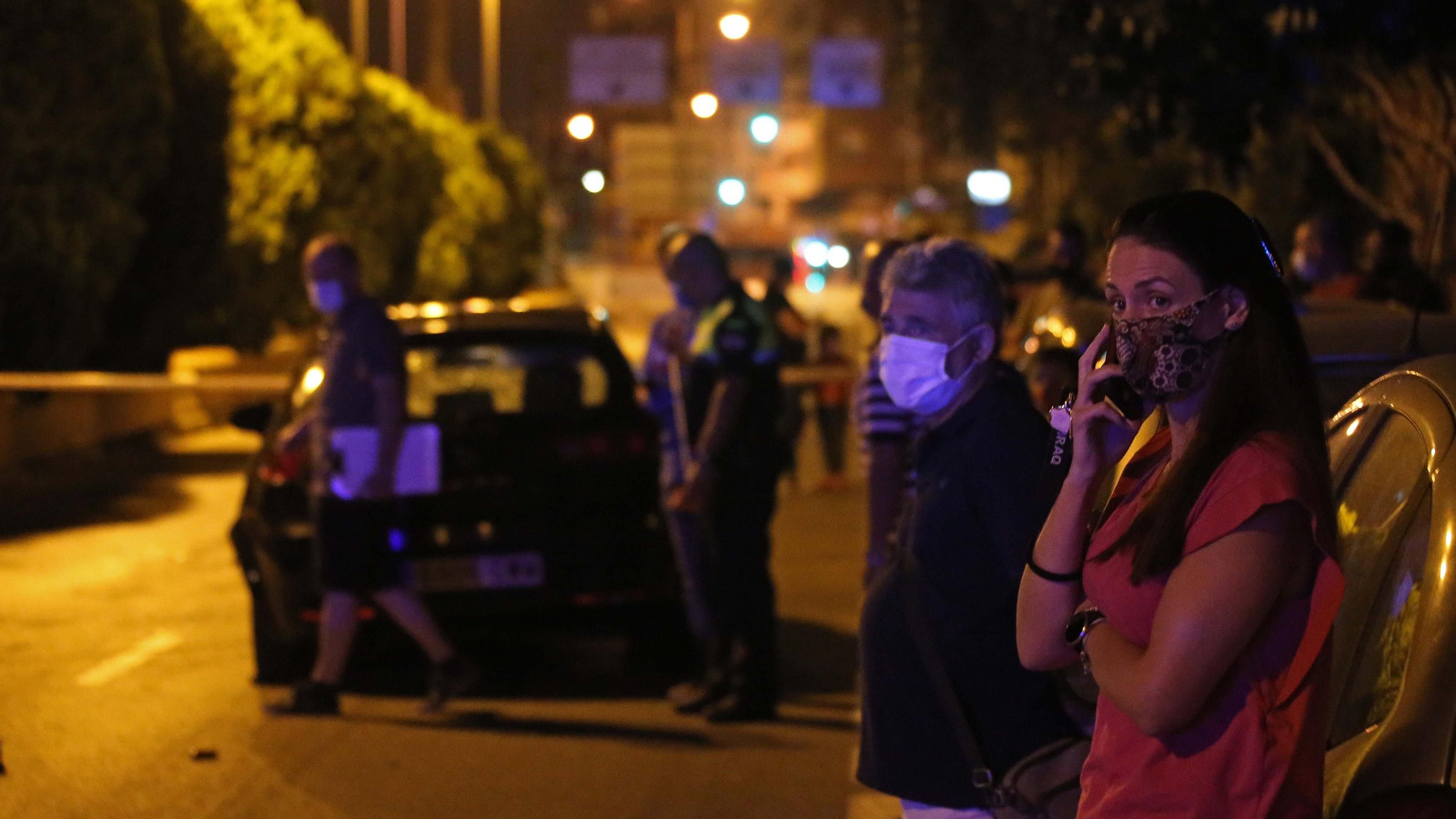 Fotos del atropello mortal  en Algeciras