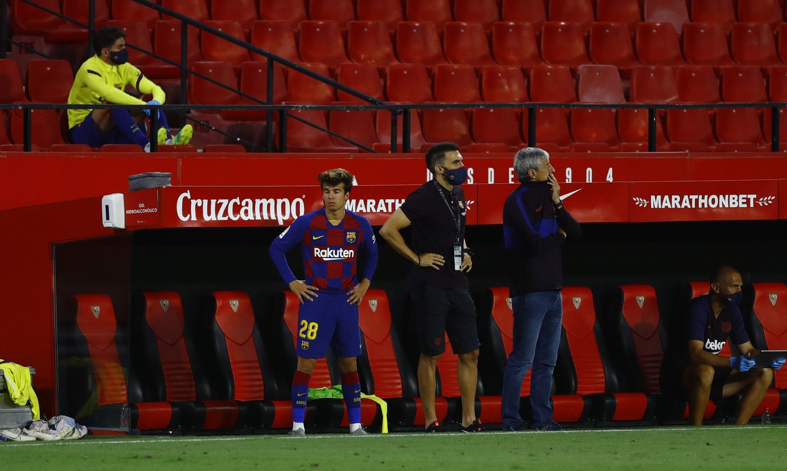 Las imágenes del Sevilla-Barcelona