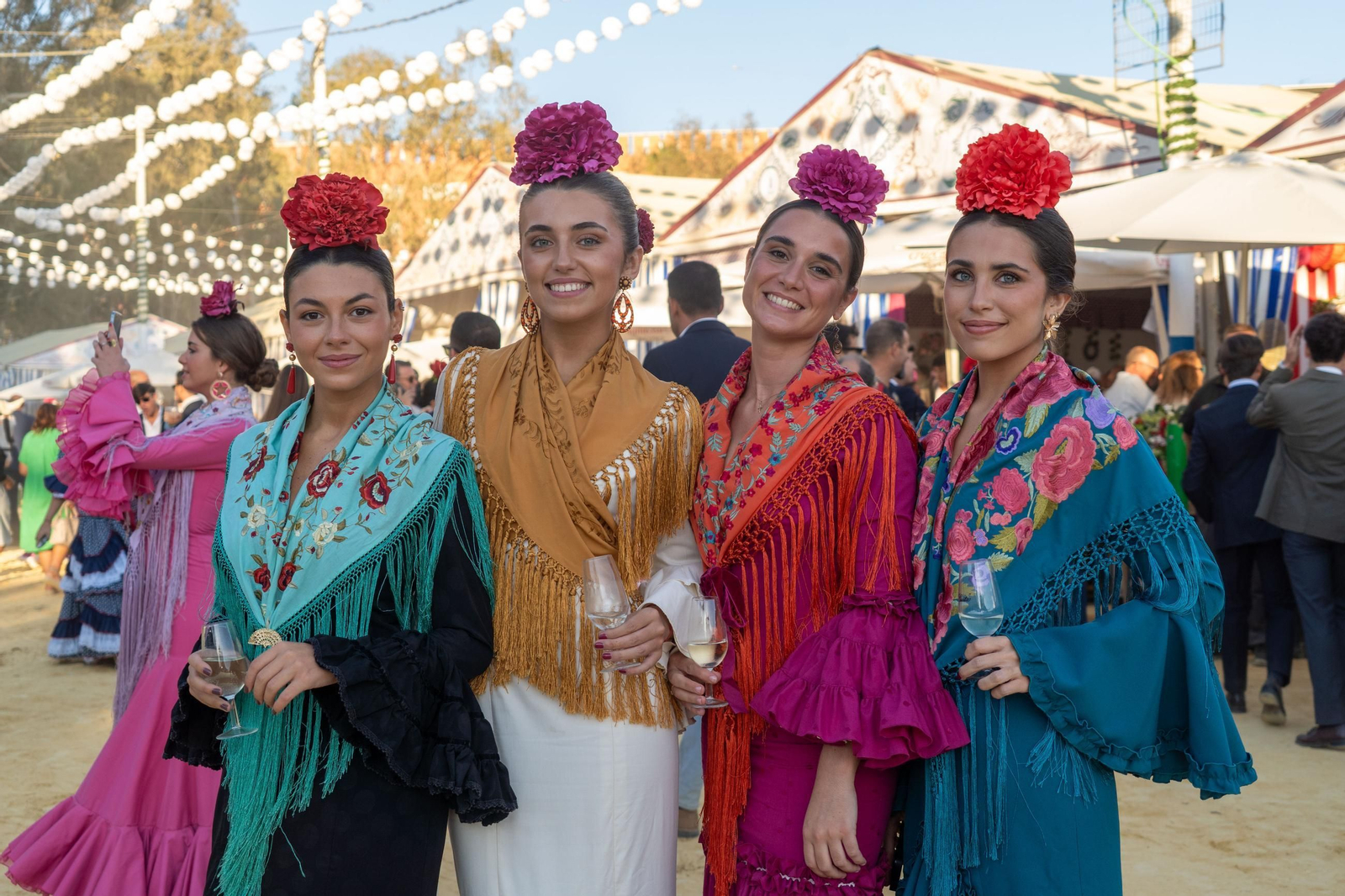 Imágenes del ambiente nocturno del 11 de octubre en la Feria del Caballo 2025