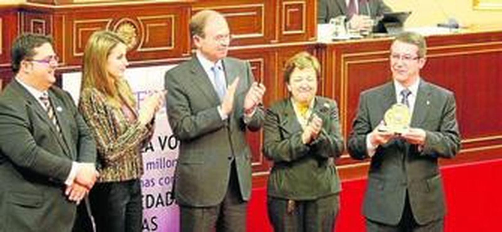 Letizia Ortiz entregó un premio a La Salle en marzo del año pasado.