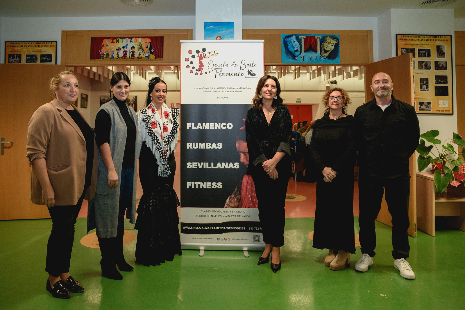 Puri Matas, Dolores Fernández, La Kuka, Magdalena Cantero, Juana Rivera y Enrique Muñoz.