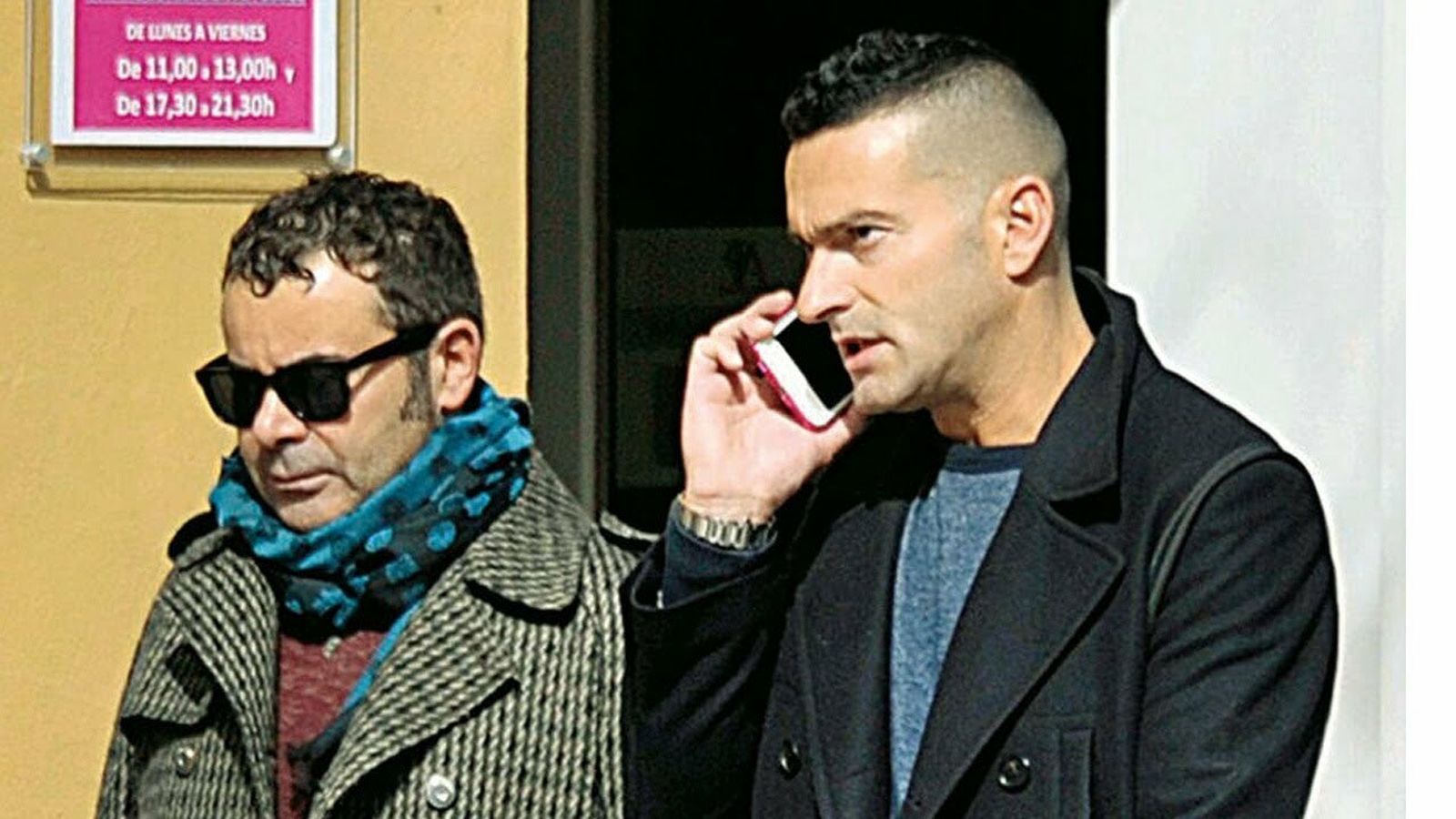 El presentador con su ex compañero, Paco, en una imagen de archivo.