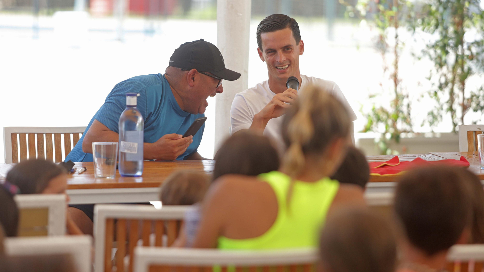 Fotos de la visita de David Galván al Real Club Náutico de Algeciras