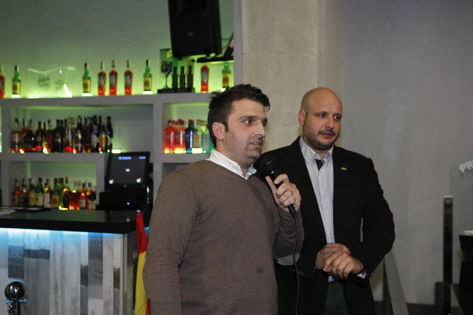 La fiesta de Vox Almería, en imágenes.