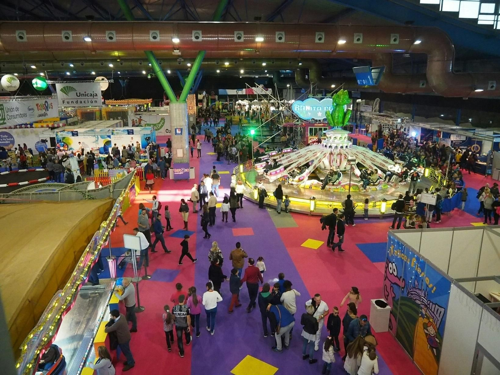 Vista del Palacio de Ferias durante la muestra infantil de 2017.