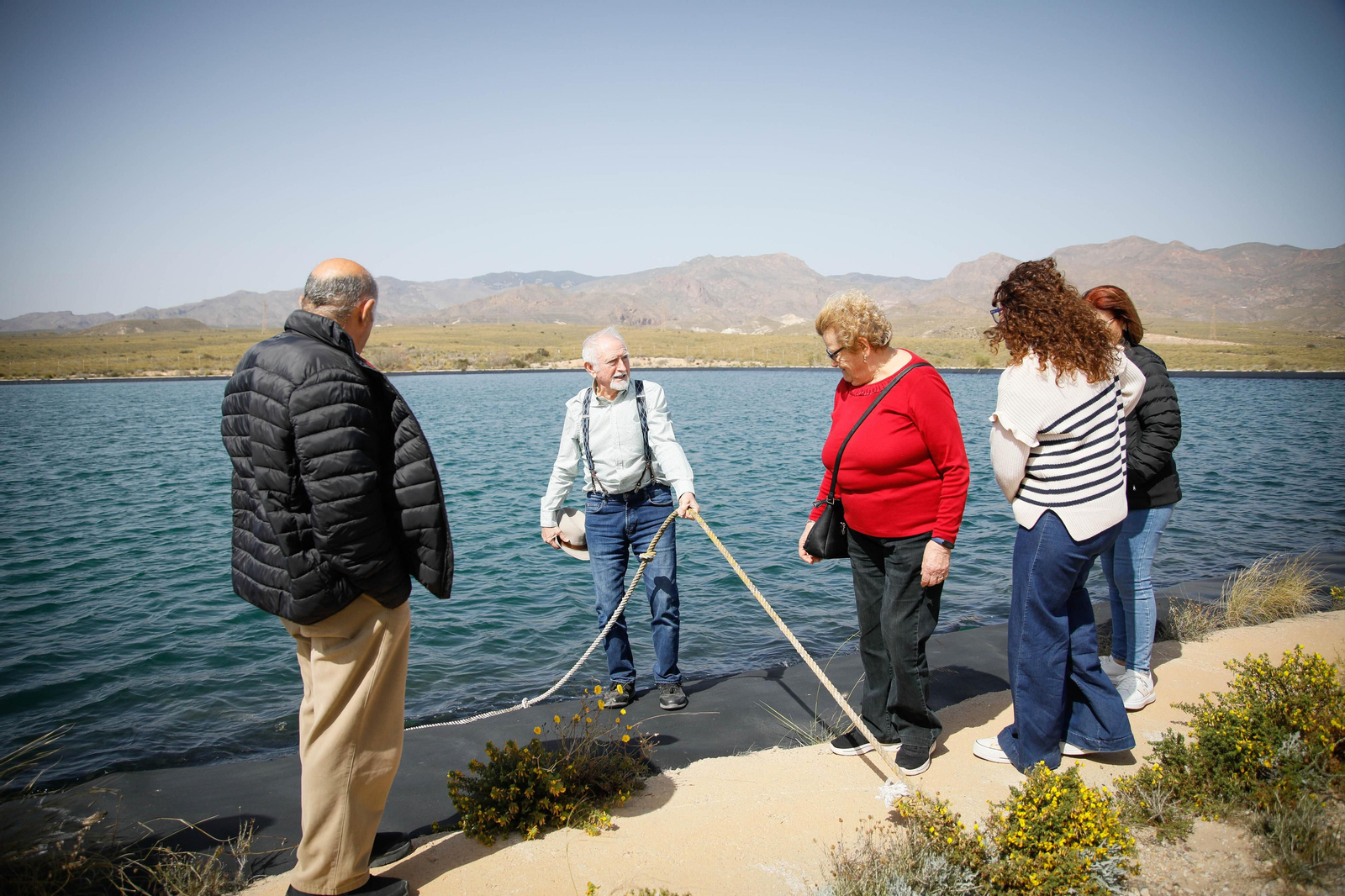 CUCN visita la desaladora de Carboneras y las balsas de Níjar