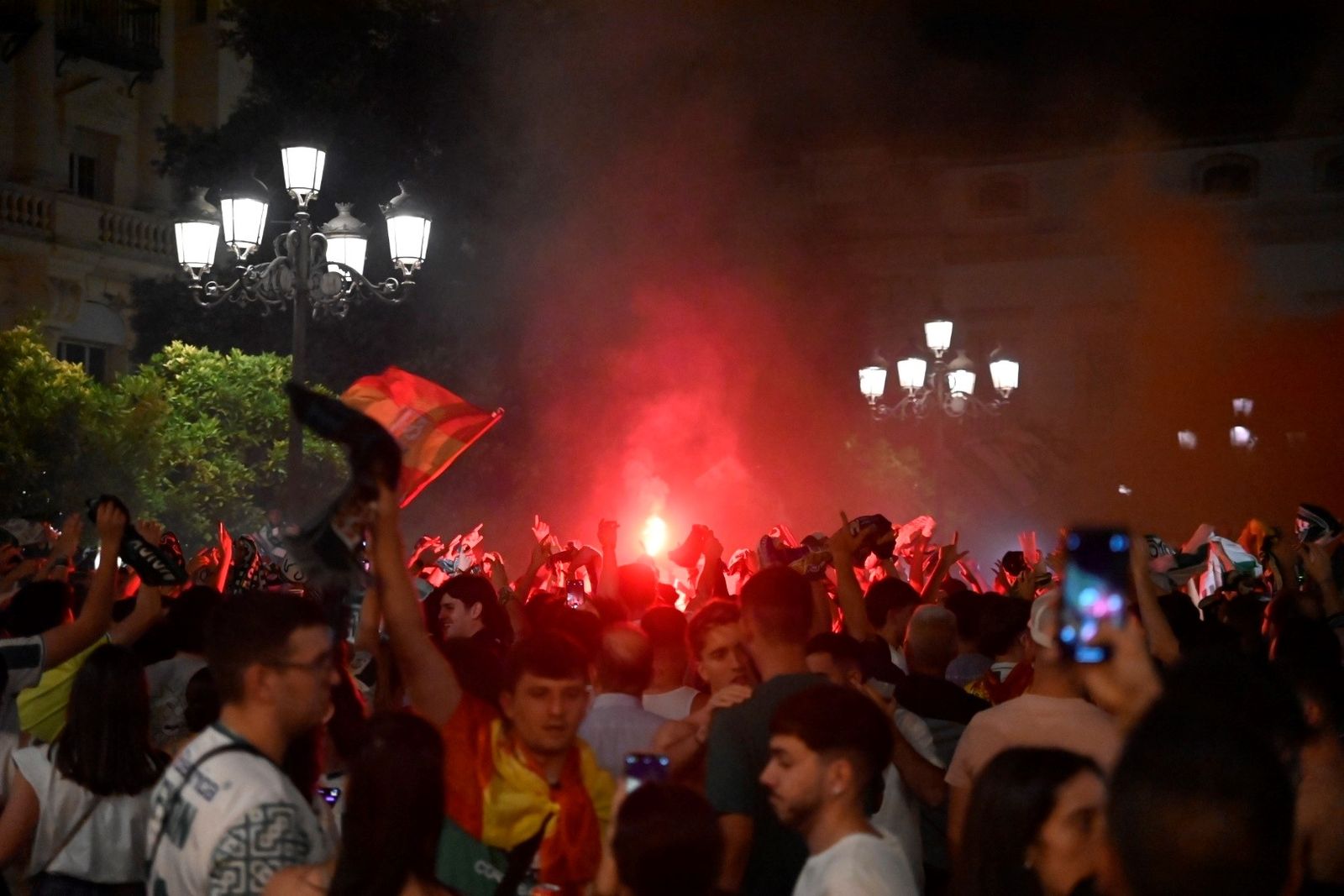 Las imágenes de la celebración en Las Tendillas por el ascenso del ...