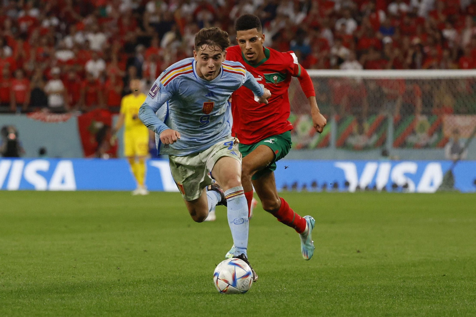 Fotos del Marruecos-España en octavos del Mundial de Qatar