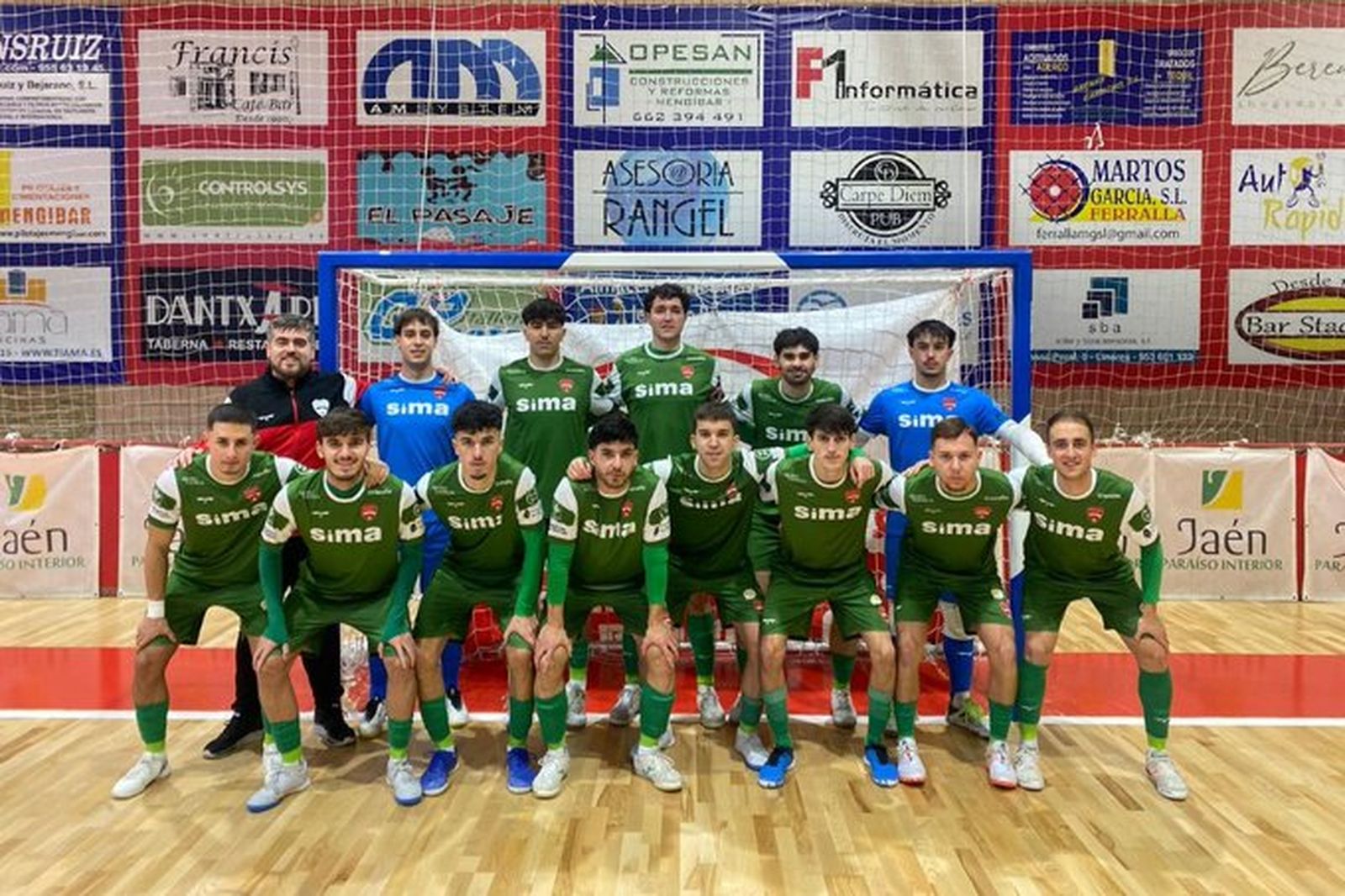 Formación del Sima Granada en un partido de esta temporada