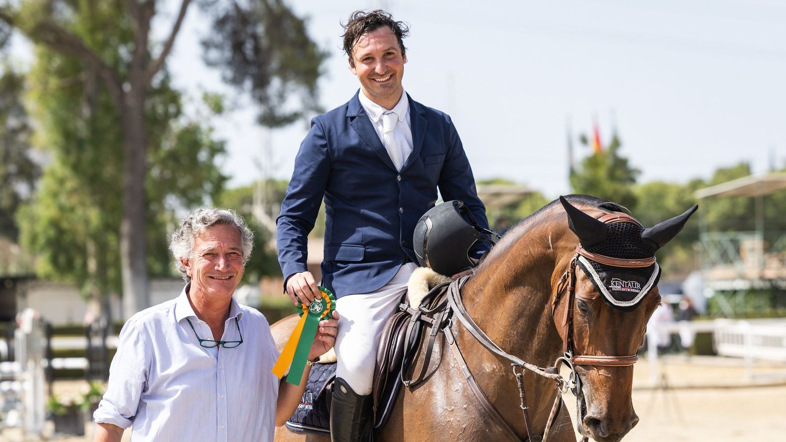 El segundo clasificado Pedro Fernando Mateos.