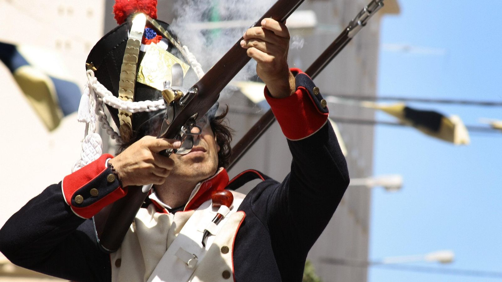 Imagen de archivo de uno de los momentos de la celebración de la Fiesta de los Cañonazos
