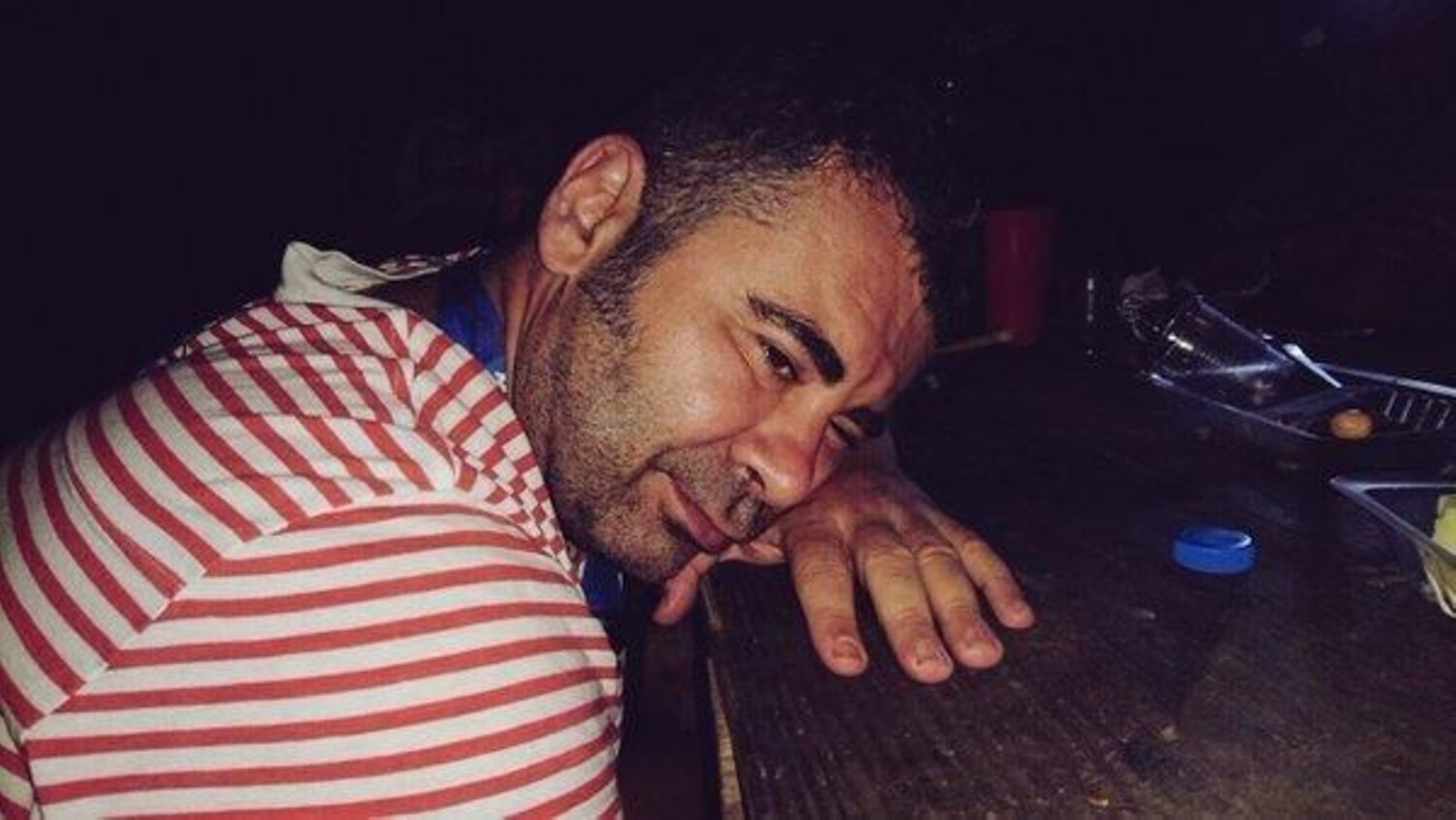 Jorge Javier Vázquez, exhausto.