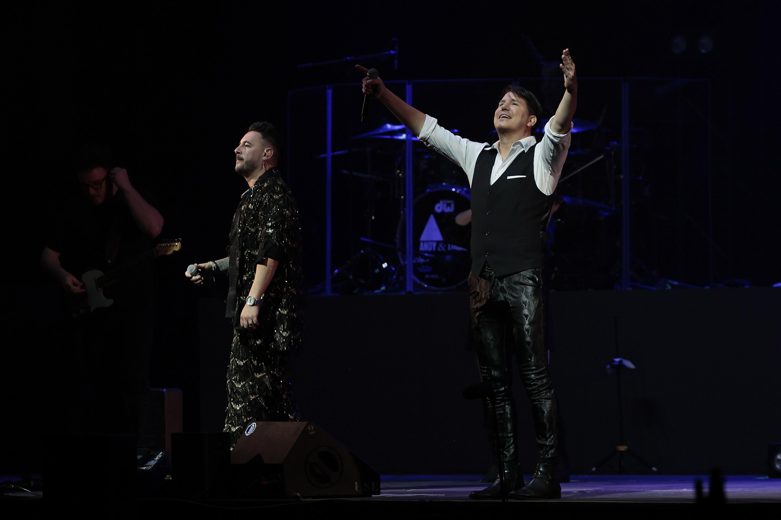 Las imágenes del concierto de Andy y Lucas