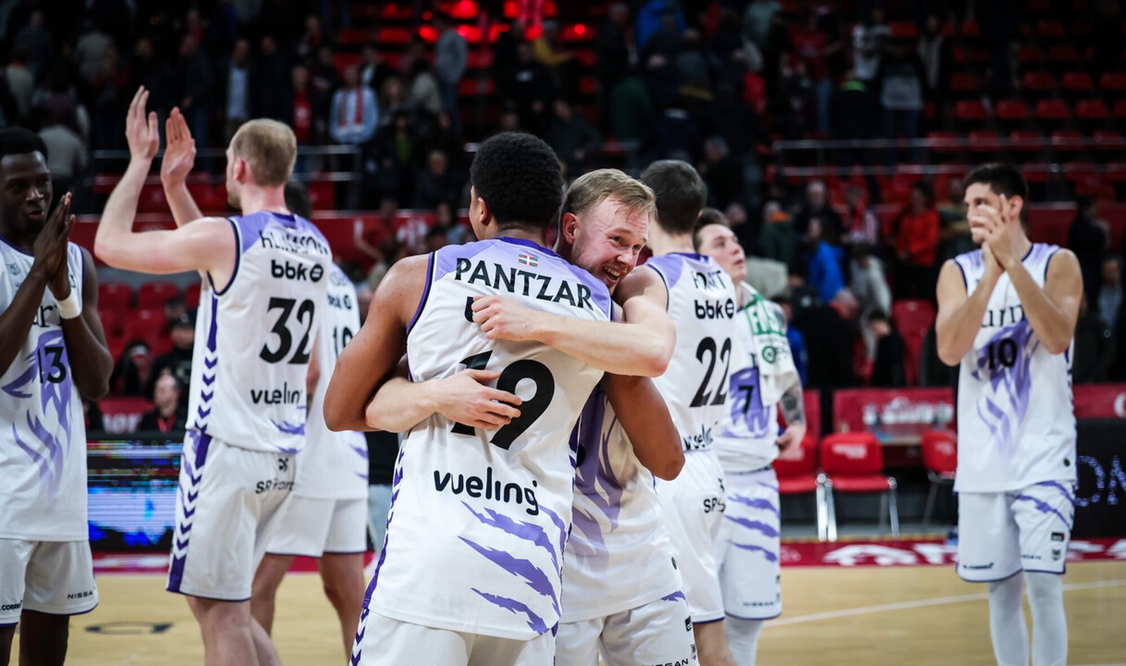 Pantzar, en la victoria de Bilbao en Zaragoza.