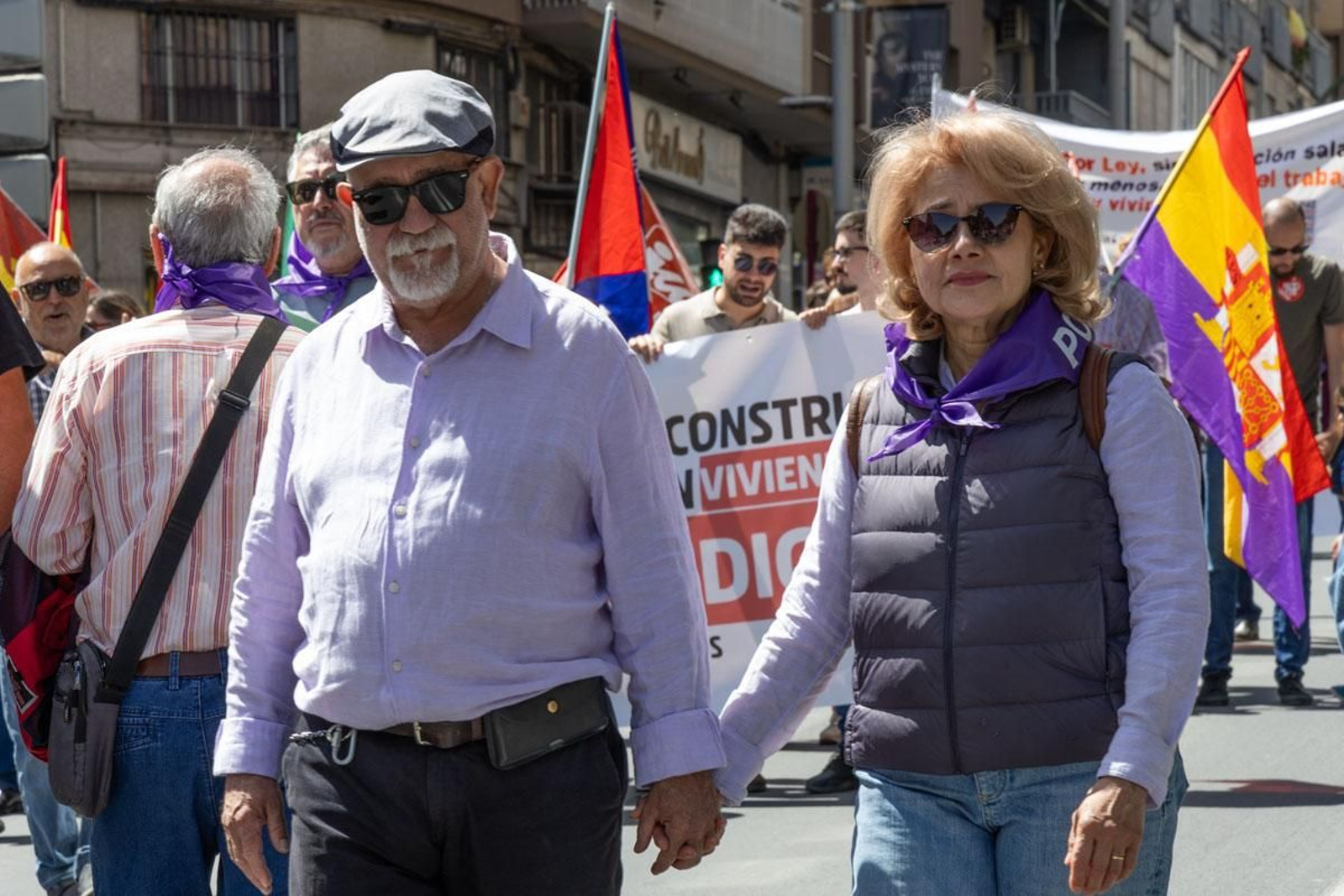 Manifestación convocada por el 1º de Mayo