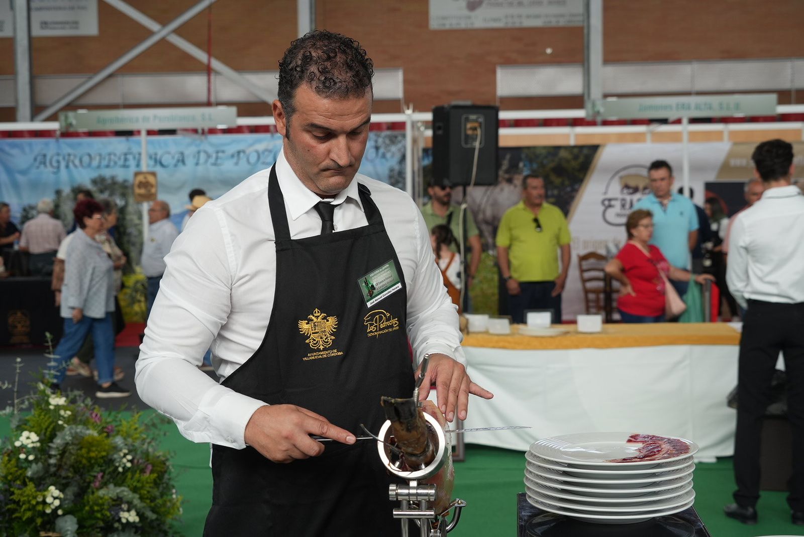 El día grande de la Feria del Jamón de Villanueva de Córdoba, en imágenes